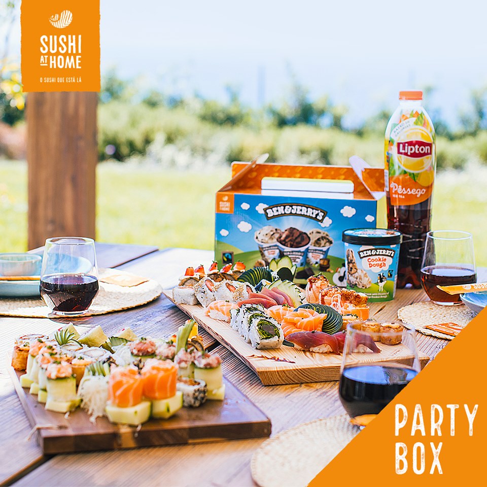 Já pode encomendar sushi e gelados Ben & Jerry’s para o jantar