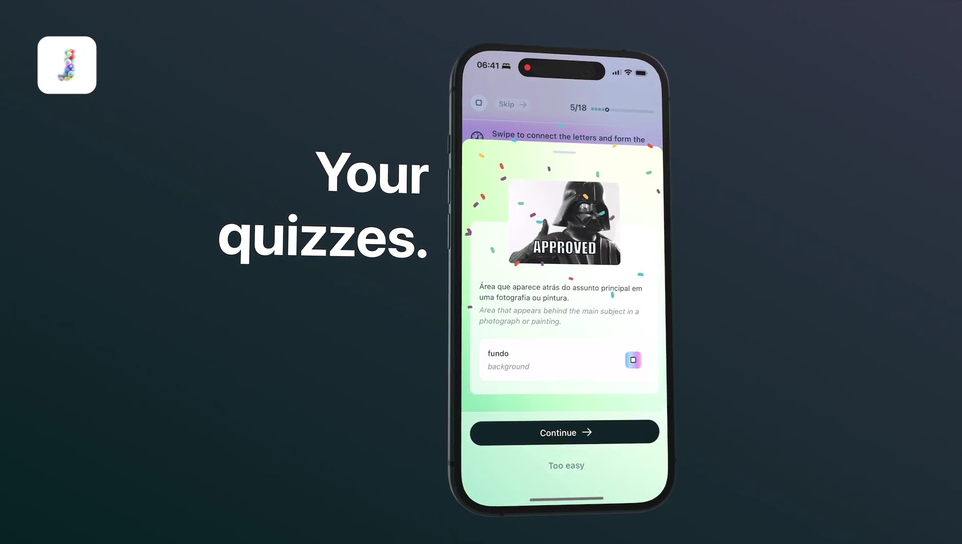 Javu ajuda a aprender novas línguas com quizzes divertidos e personalizados
